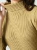 Picture of Women's Classic Solid High Neck White Sweater – Winter Warm Knitwear