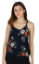 Picture of Floral Sleeveless Top – Elegant Black Base with Multicolor Print