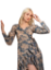 Picture of Women's Driftwood-Inspired Wrap Midi Dress
