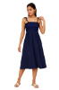 Picture of Women's A-Line Midi Dress with Smocked Bodice