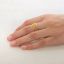 Picture of Wide 18k Gold Wheat Ring – Handmade Braid Band