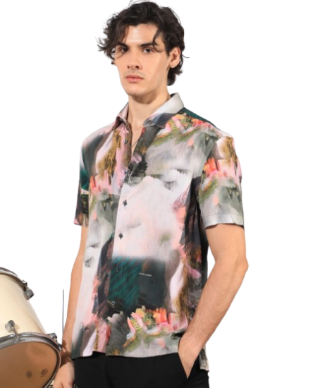 Picture of ABSTRACT PRINT SHIRT