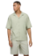 Picture of Men’s Green Oversized Technical Stretch Revere Shirt