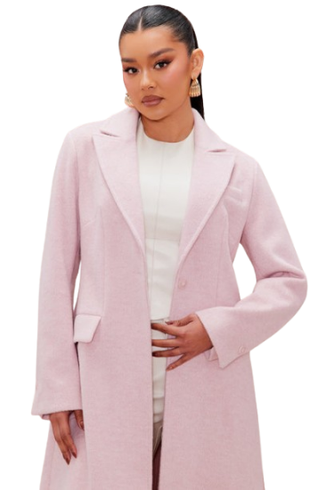 Picture of Longline Wool Blend Coat woman Outerwear