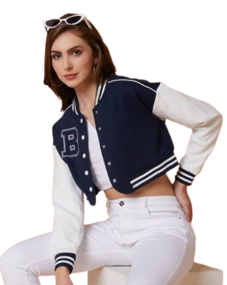 Picture of Cropped Bomber Jacket woman Outerwear