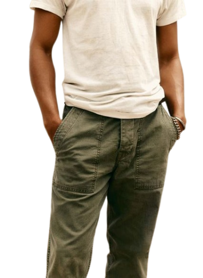 Picture of Tactical Oliver Military Trousers – Olive Green