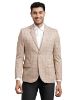 Picture of Turtle Men Cotton Linen Checkered Beige Blazer