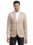 Picture of Turtle Men Cotton Linen Checkered Beige Blazer