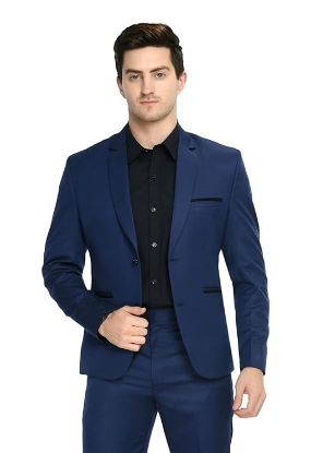 Picture of Trulyfeb Men's Slim Fit Formal Blazer – Single-Breasted, 2-Button, Lightweight & Stylish