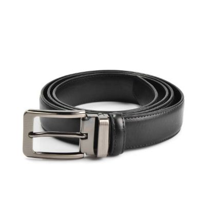 Picture of Symbol Premium Men's Reversible Textured Italian Leather Formal Belt – Black