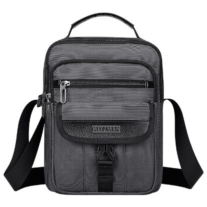 Picture of WITZMAN Men's Lightweight Crossbody Travel Shoulder Bag