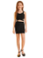 Picture of Girls' Black Sleeveless Crop Top and Skirt Set