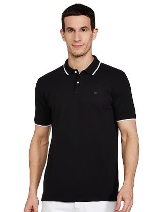 Picture of Alex Vando Mens Golf T-Shirt  Moisture Wicking Quick-Dry Print Performance Polo T-Shirt  for Men