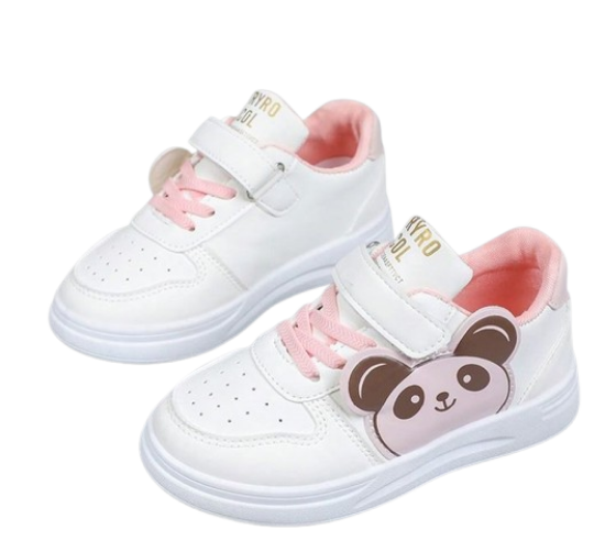 Picture of Cartoon Kids' Sports Shoes – Panda Design & Colorblock Styles